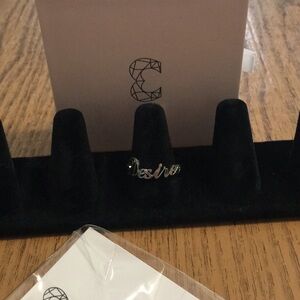 “Desiree” ring, Sterling Silver